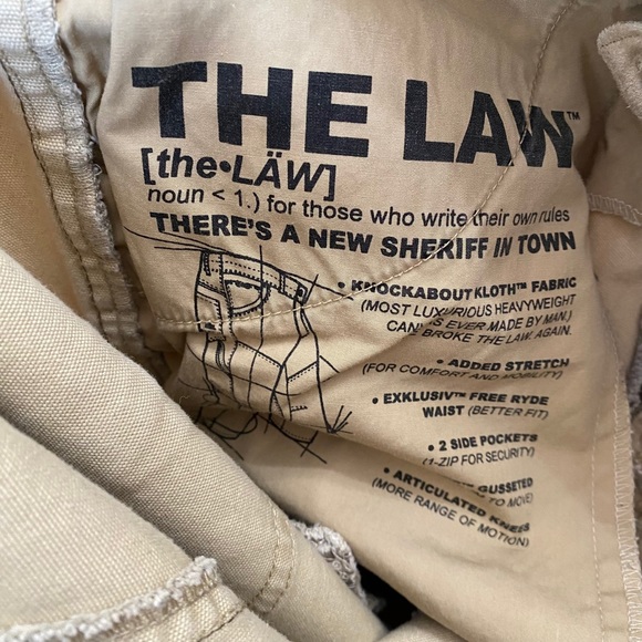 Kuhl The Law Pants 36 x 32 10 Oz Canvas Work Outdoor Tan Distressed Stretch - Picture 6 of 10